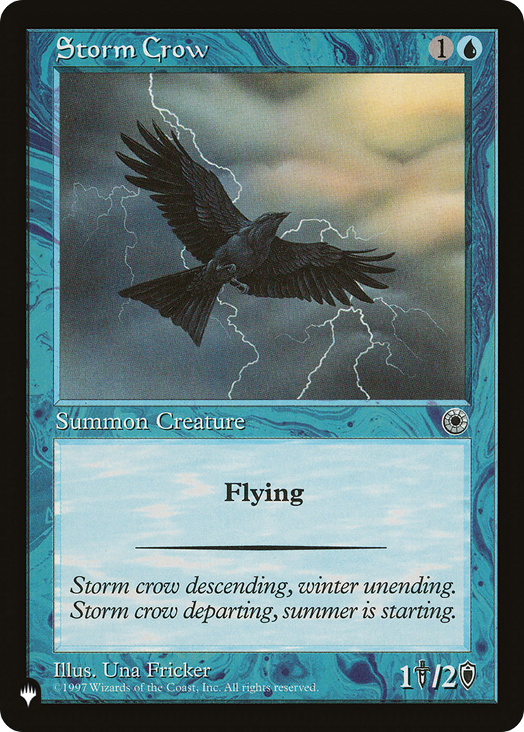 Storm Crow (POR) [The List Reprints] | Tacoma Games