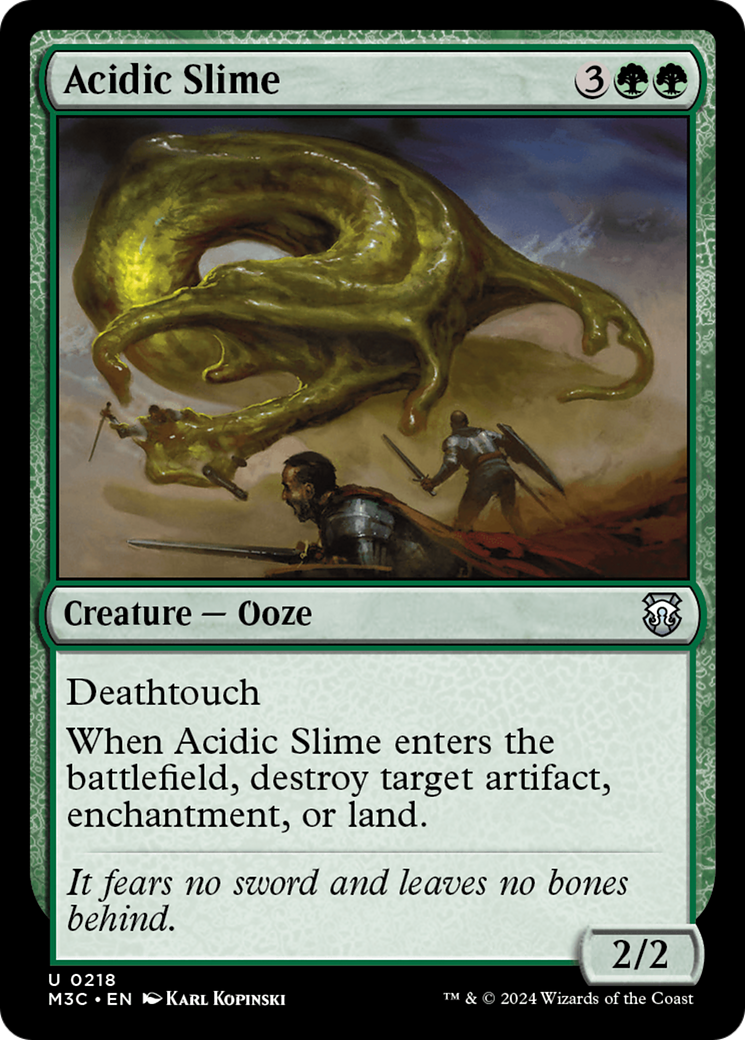 Acidic Slime (Ripple Foil) [Modern Horizons 3 Commander] | Tacoma Games