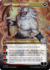 Ajani, Nacatl Pariah // Ajani, Nacatl Avenger (Borderless) (Textured Foil) [Modern Horizons 3] | Tacoma Games