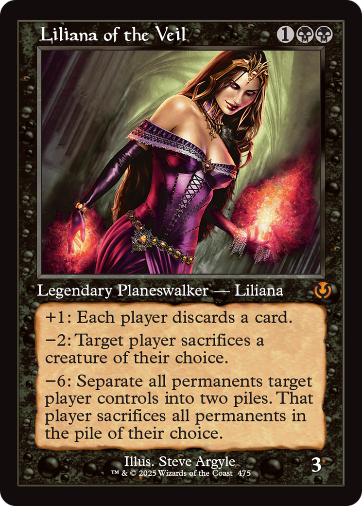 Liliana of the Veil (Retro Frame) [Innistrad Remastered] | Tacoma Games