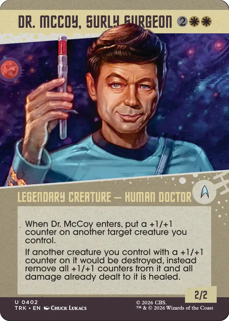 Dr. McCoy, Surly Surgeon (Showcase) [Star Trek] | Tacoma Games