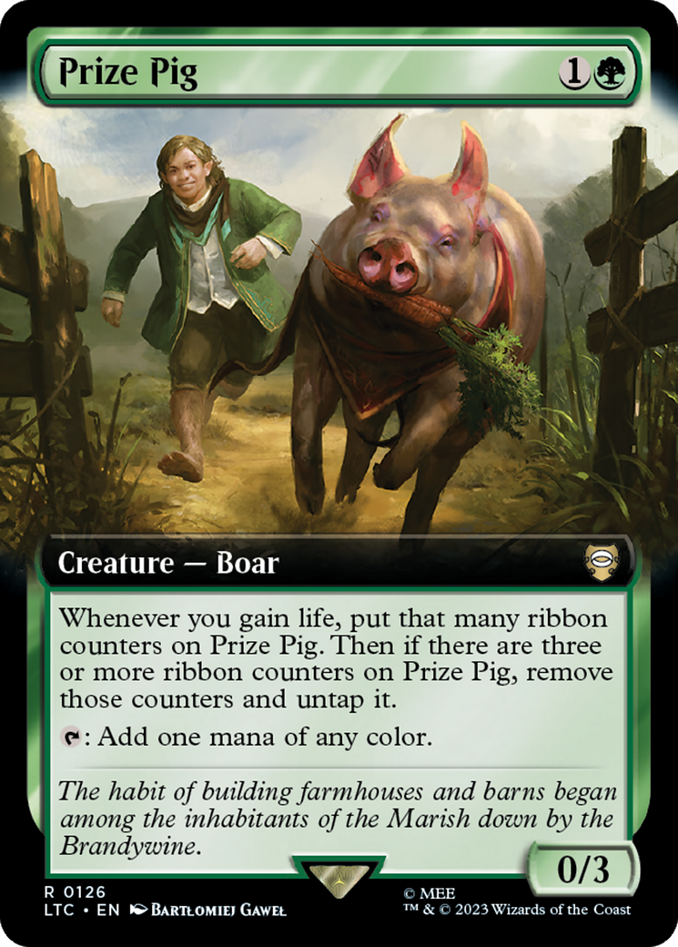 Prize Pig (Extended Art) [The Lord of the Rings: Tales of Middle-Earth Commander] | Tacoma Games