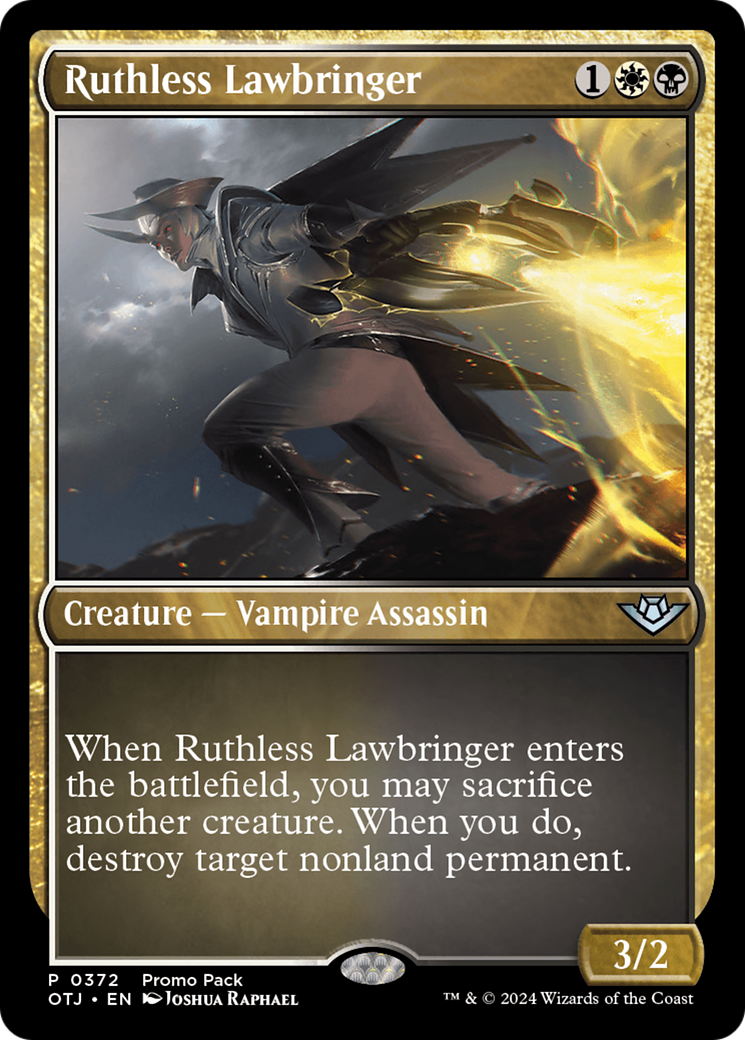Ruthless Lawbringer (Promo Pack) [Outlaws of Thunder Junction Promos] | Tacoma Games