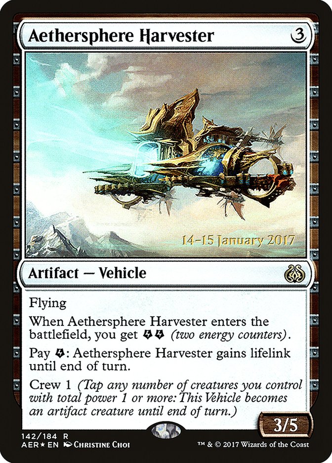 Aethersphere Harvester [Aether Revolt Prerelease Promos] | Tacoma Games