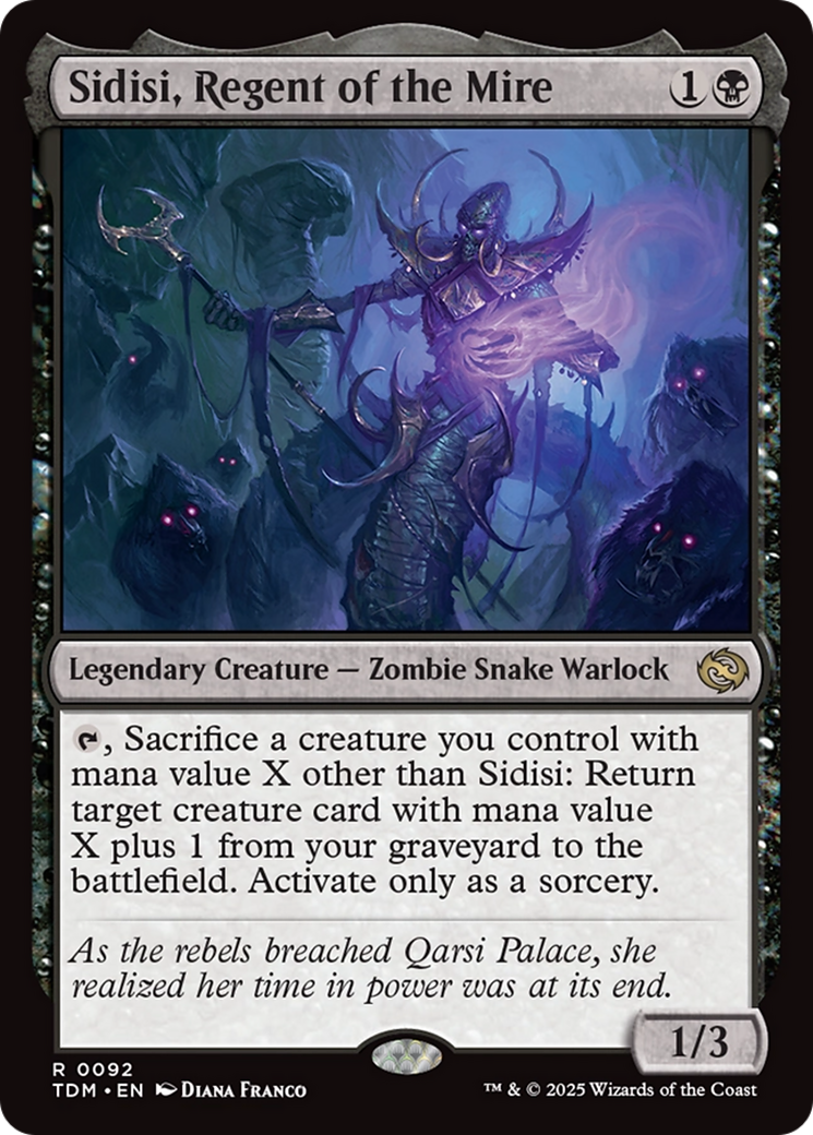 Sidisi, Regent of the Mire [Tarkir: Dragonstorm] | Tacoma Games