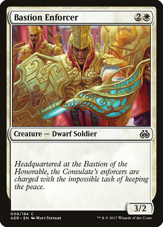 Bastion Enforcer [Aether Revolt] | Tacoma Games