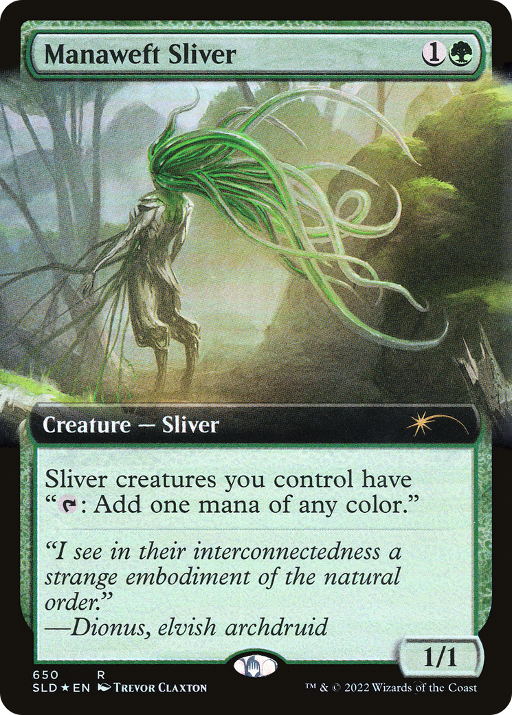 Manaweft Sliver (Extended Art) [Secret Lair Drop Promos] | Tacoma Games