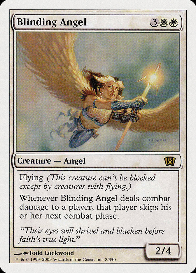 Blinding Angel (8th Edition) [Oversize Cards] | Tacoma Games