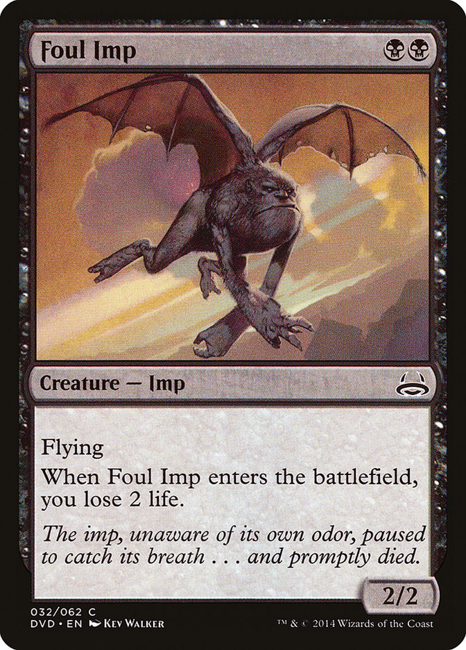 Foul Imp (Divine vs. Demonic) [Duel Decks Anthology] | Tacoma Games