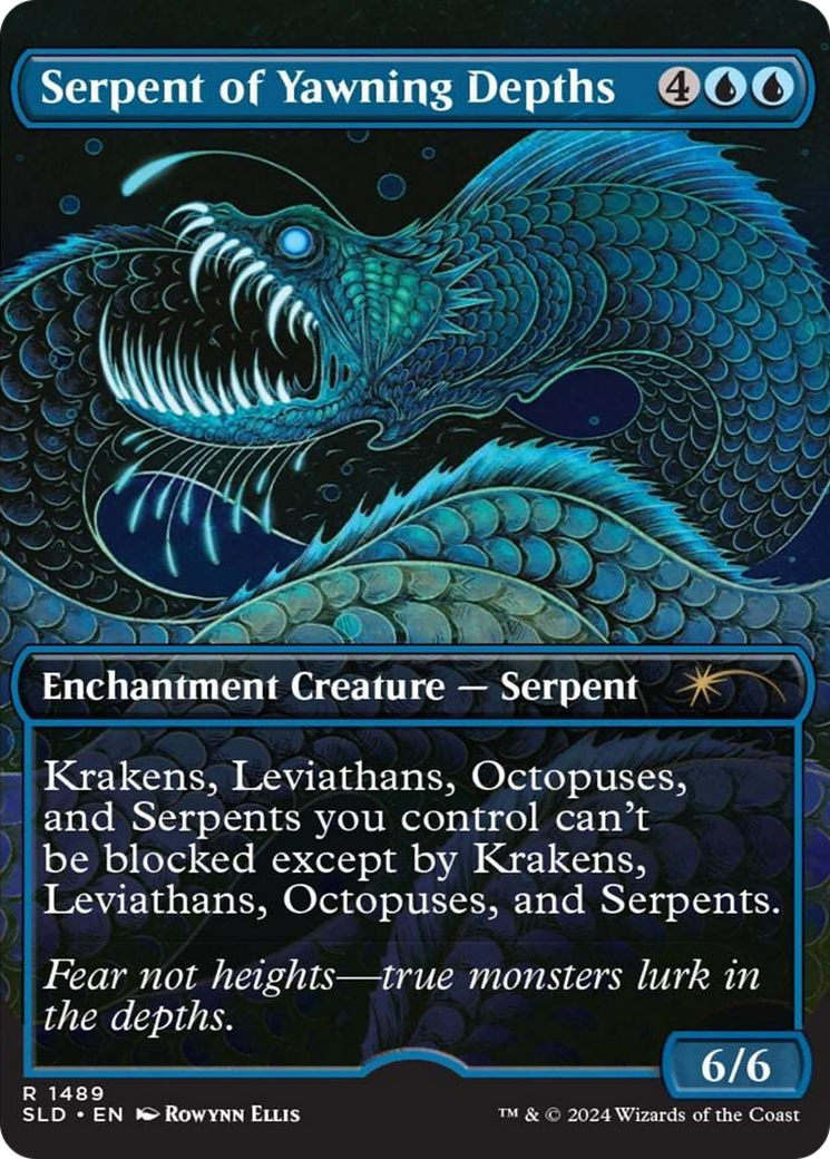 Serpent of Yawning Depths (Rainbow Foil) [Secret Lair Drop Series] | Tacoma Games