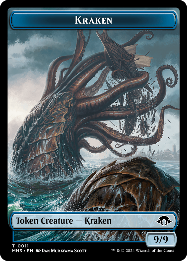 Servo // Kraken Double-Sided Token [Modern Horizons 3 Tokens] | Tacoma Games