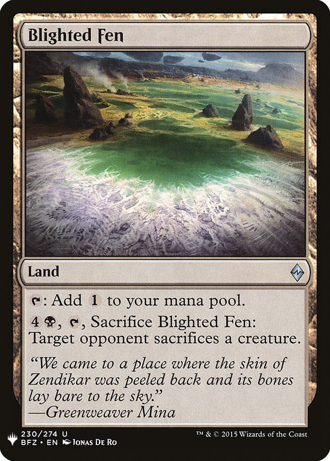 Blighted Fen [Mystery Booster] | Tacoma Games