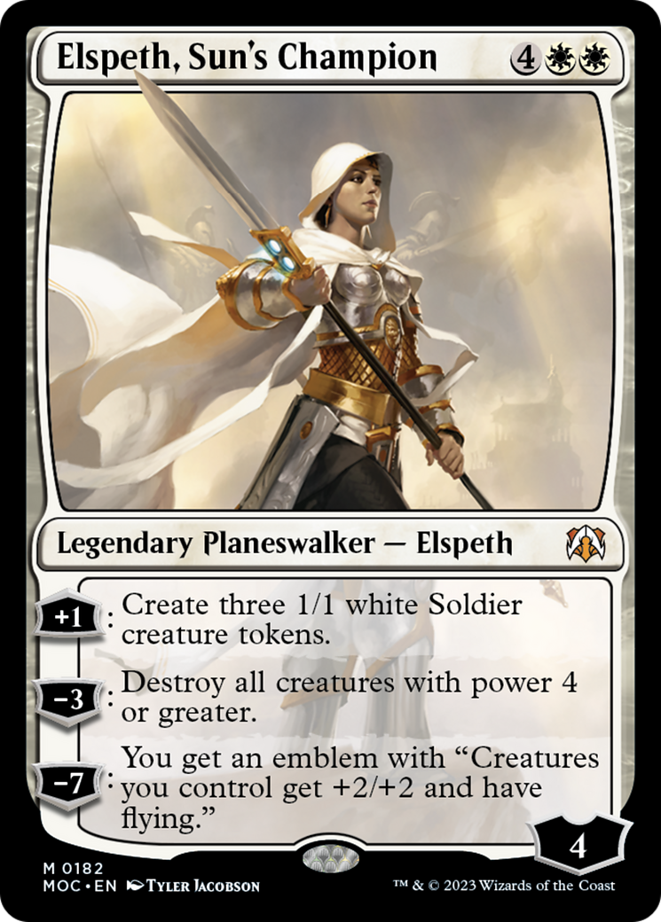 Elspeth, Sun's Champion [March of the Machine Commander] | Tacoma Games