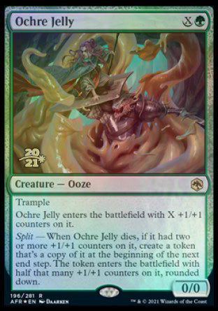 Ochre Jelly [Dungeons & Dragons: Adventures in the Forgotten Realms Prerelease Promos] | Tacoma Games