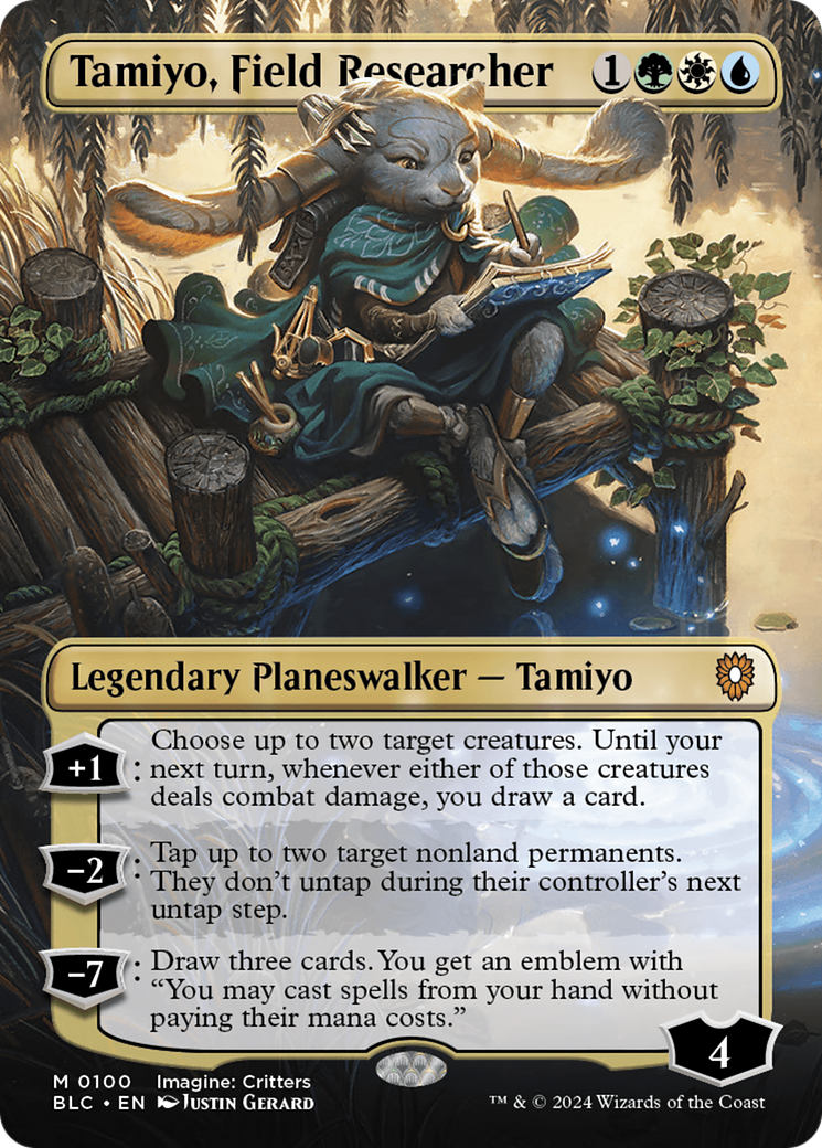 Tamiyo, Field Researcher (Borderless) [Bloomburrow Commander] | Tacoma Games