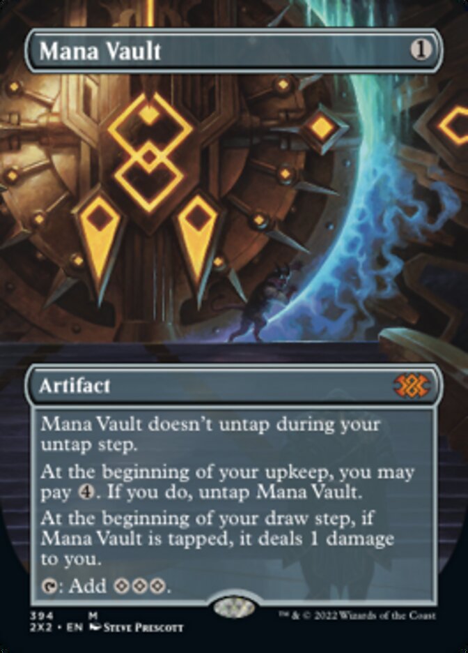 Mana Vault (Borderless Alternate Art) [Double Masters 2022] | Tacoma Games