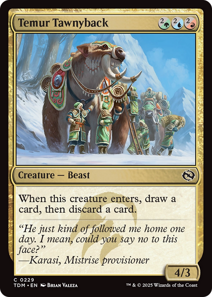 Temur Tawnyback [Tarkir: Dragonstorm] | Tacoma Games