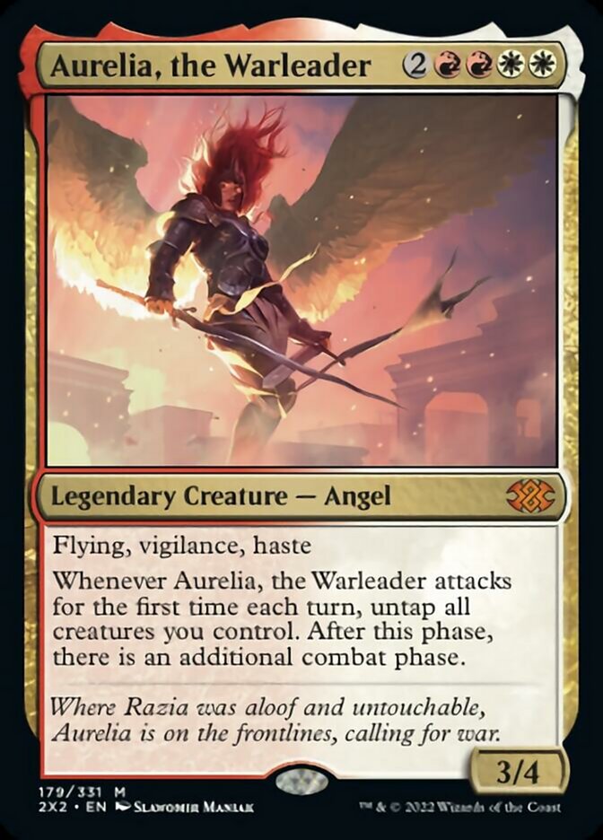 Aurelia, the Warleader [Double Masters 2022] | Tacoma Games