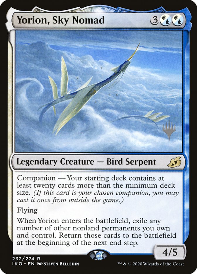 Yorion, Sky Nomad (Promo Pack) [Ikoria: Lair of Behemoths Promos] | Tacoma Games