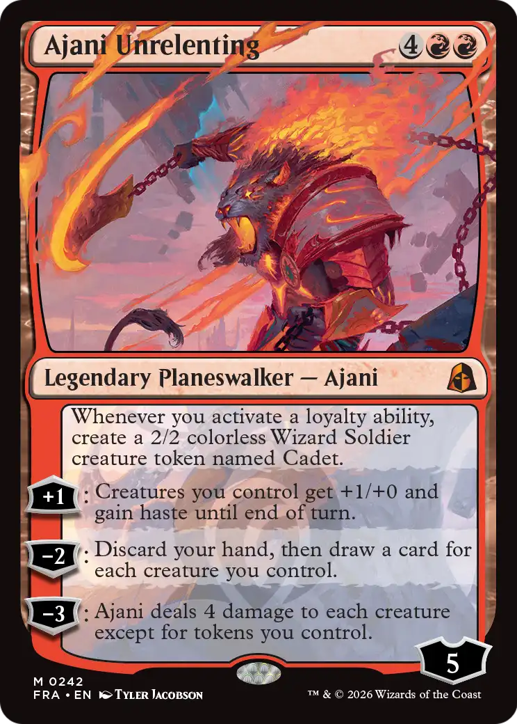 Ajani Unrelenting [Reality Fracture] | Tacoma Games