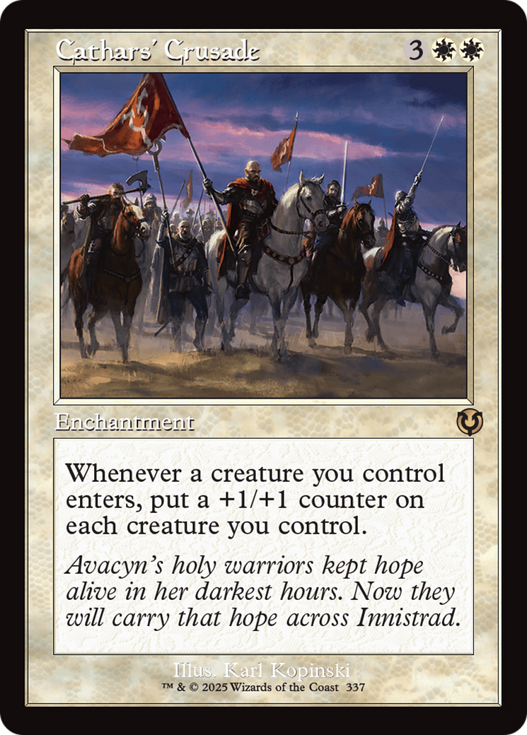 Cathars' Crusade (Retro Frame) [Innistrad Remastered] | Tacoma Games