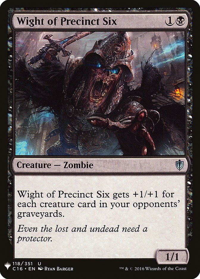 Wight of Precinct Six [Mystery Booster] | Tacoma Games