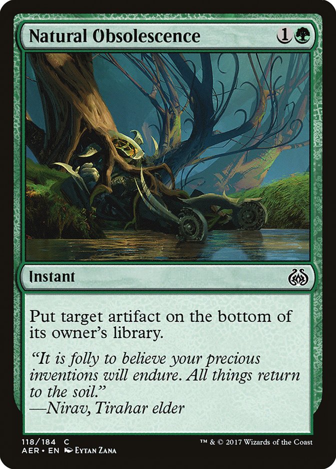 Natural Obsolescence [Aether Revolt] | Tacoma Games