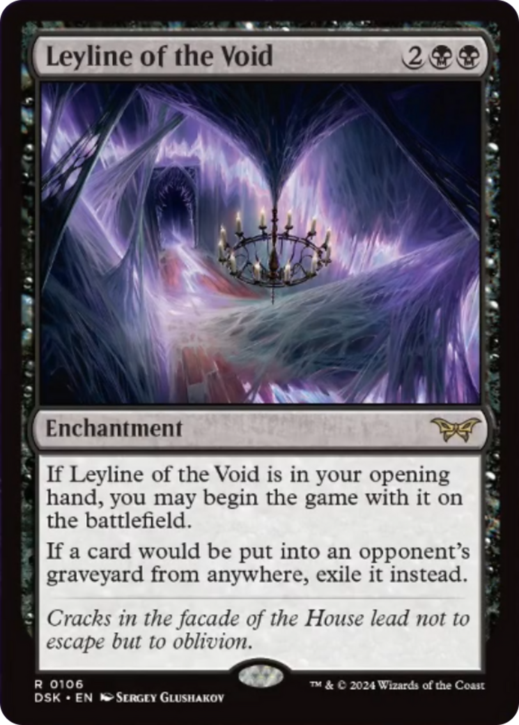Leyline of the Void [Duskmourn: House of Horror] | Tacoma Games