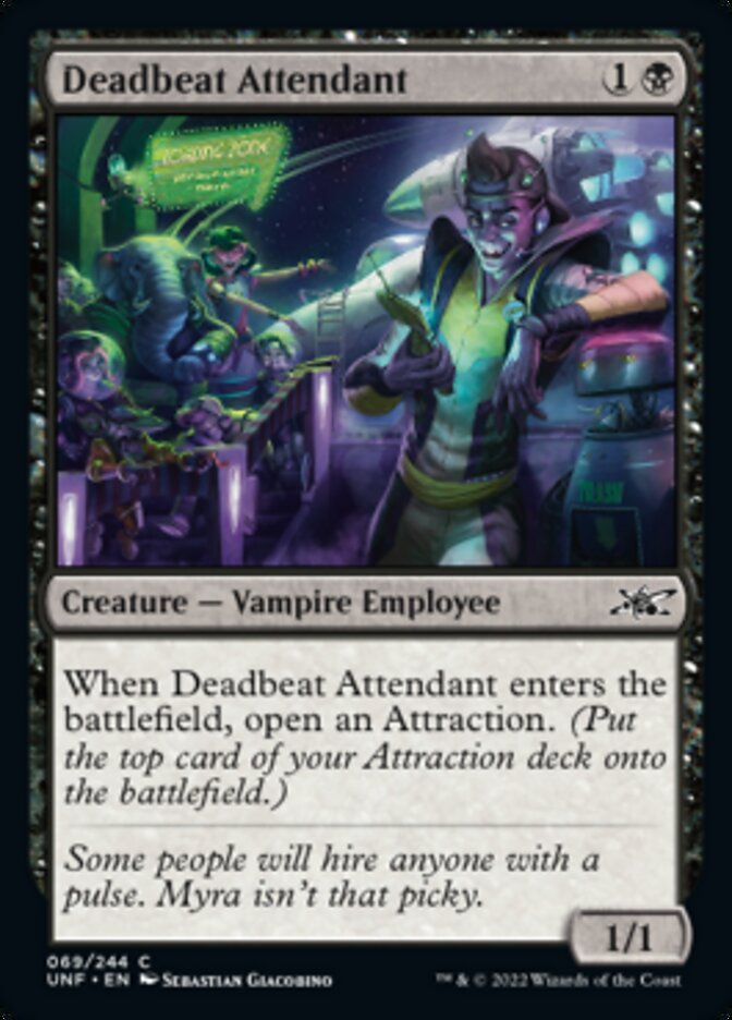 Deadbeat Attendant [Unfinity] | Tacoma Games