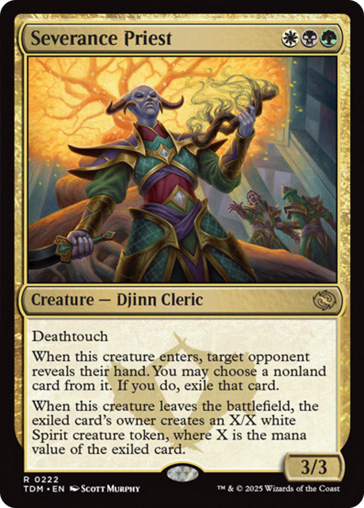 Severance Priest [Tarkir: Dragonstorm] | Tacoma Games