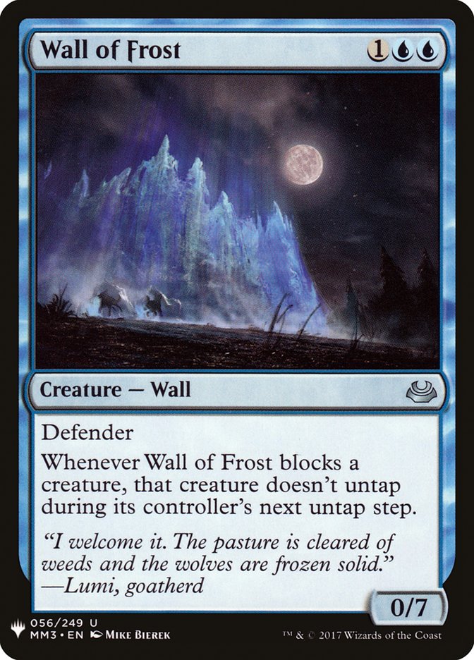 Wall of Frost [Mystery Booster] | Tacoma Games