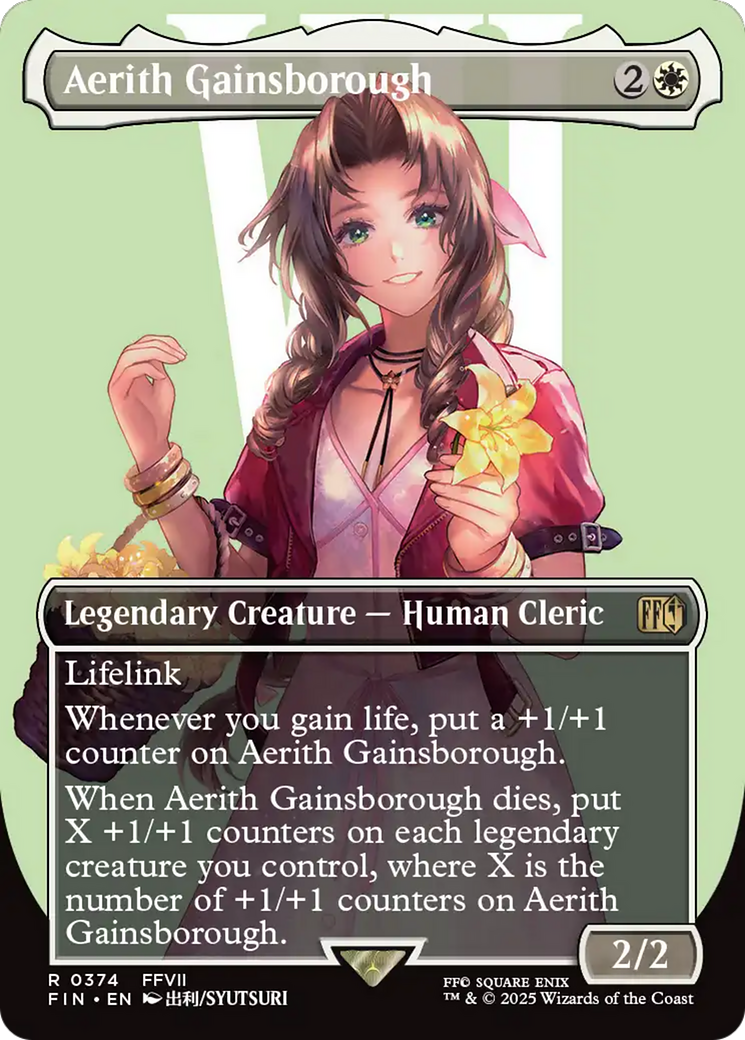Aerith Gainsborough (Borderless) [FINAL FANTASY] | Tacoma Games