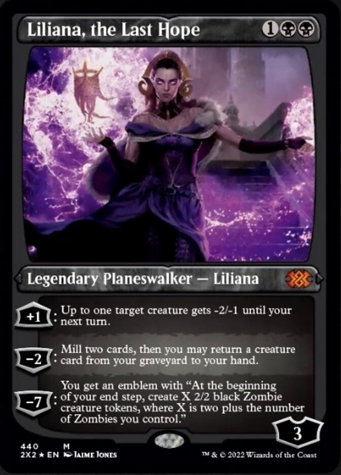 Liliana, the Last Hope (Foil Etched) [Double Masters 2022] | Tacoma Games