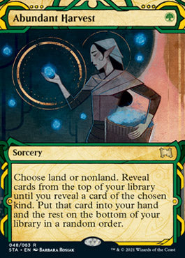 Abundant Harvest (Foil Etched) [Strixhaven: Mystical Archive] | Tacoma Games