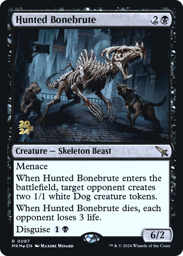 Hunted Bonebrute [Murders at Karlov Manor Prerelease Promos] | Tacoma Games