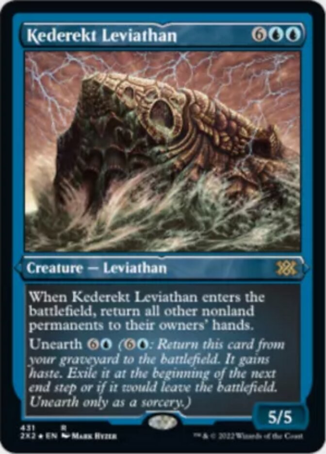 Kederekt Leviathan (Foil Etched) [Double Masters 2022] | Tacoma Games