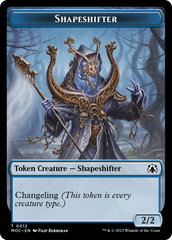Blood // Shapeshifter Double-Sided Token [March of the Machine Commander Tokens] | Tacoma Games