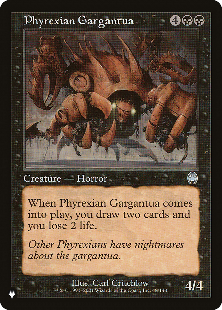 Phyrexian Gargantua [The List] | Tacoma Games