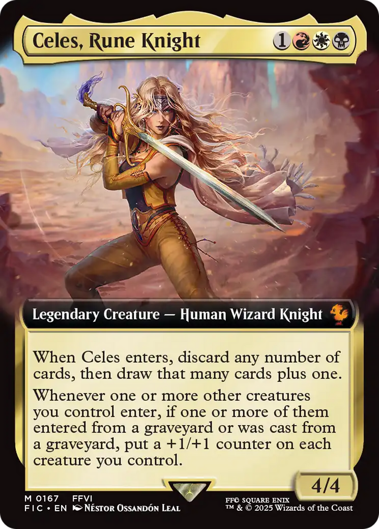 Celes, Rune Knight (Extended Art) [FINAL FANTASY Commander] | Tacoma Games
