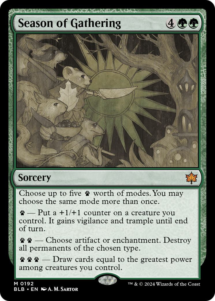 Season of Gathering [Bloomburrow] | Tacoma Games