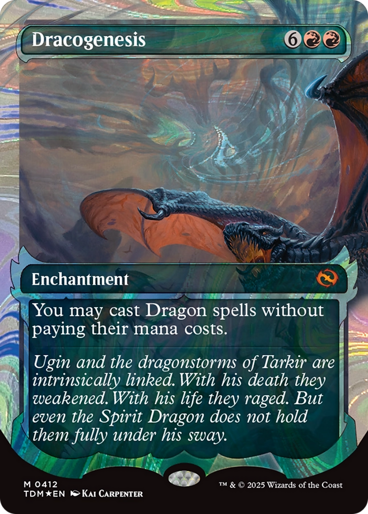 Dracogenesis (0412) (Showcase) (Halo Foil) [Tarkir: Dragonstorm] | Tacoma Games