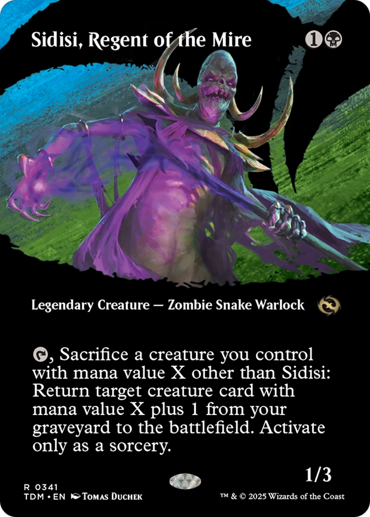 Sidisi, Regent of the Mire (Borderless) [Tarkir: Dragonstorm] | Tacoma Games
