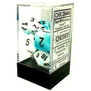 Chessex: 7ct Polyhedral Dice Set – Gemini | Tacoma Games