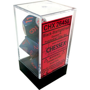 Chessex: 7ct Polyhedral Dice Set – Gemini | Tacoma Games