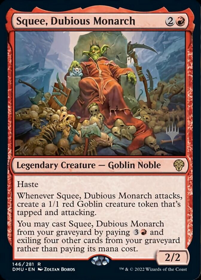 Squee, Dubious Monarch (Promo Pack) [Dominaria United Promos] | Tacoma Games