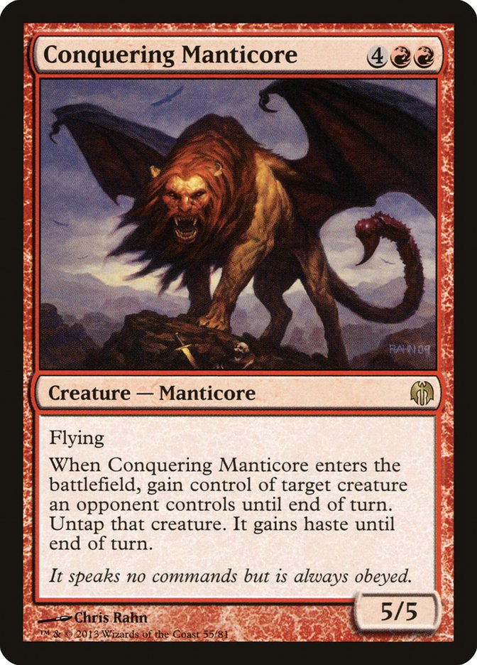 Conquering Manticore [Duel Decks: Heroes vs. Monsters] | Tacoma Games