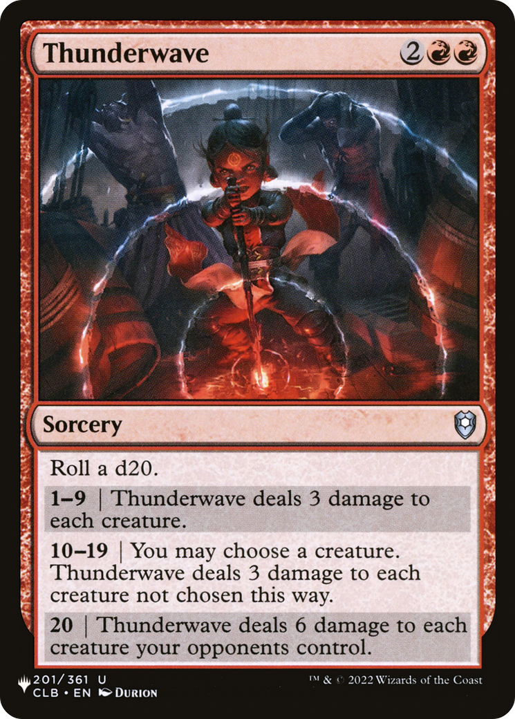 Thunderwave [The List] | Tacoma Games