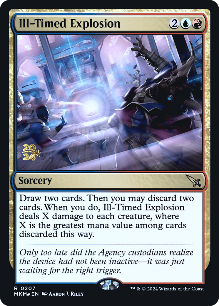 Ill-Timed Explosion [Murders at Karlov Manor Prerelease Promos] | Tacoma Games