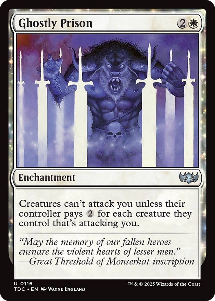 Ghostly Prison [Tarkir: Dragonstorm Commander] | Tacoma Games