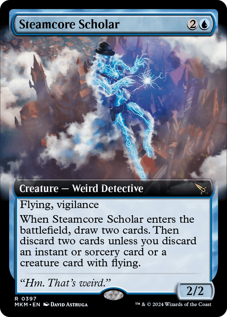 Steamcore Scholar (Extended Art) [Murders at Karlov Manor] | Tacoma Games